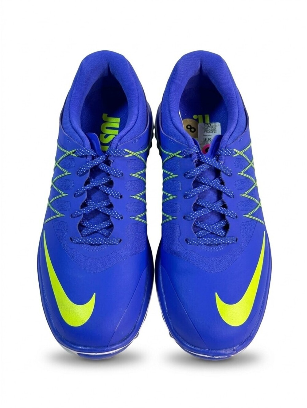 Nike Lunar Control 4 Golf Shoes Womens 8 Paramount Blue Volt Spikeless 849979 EU